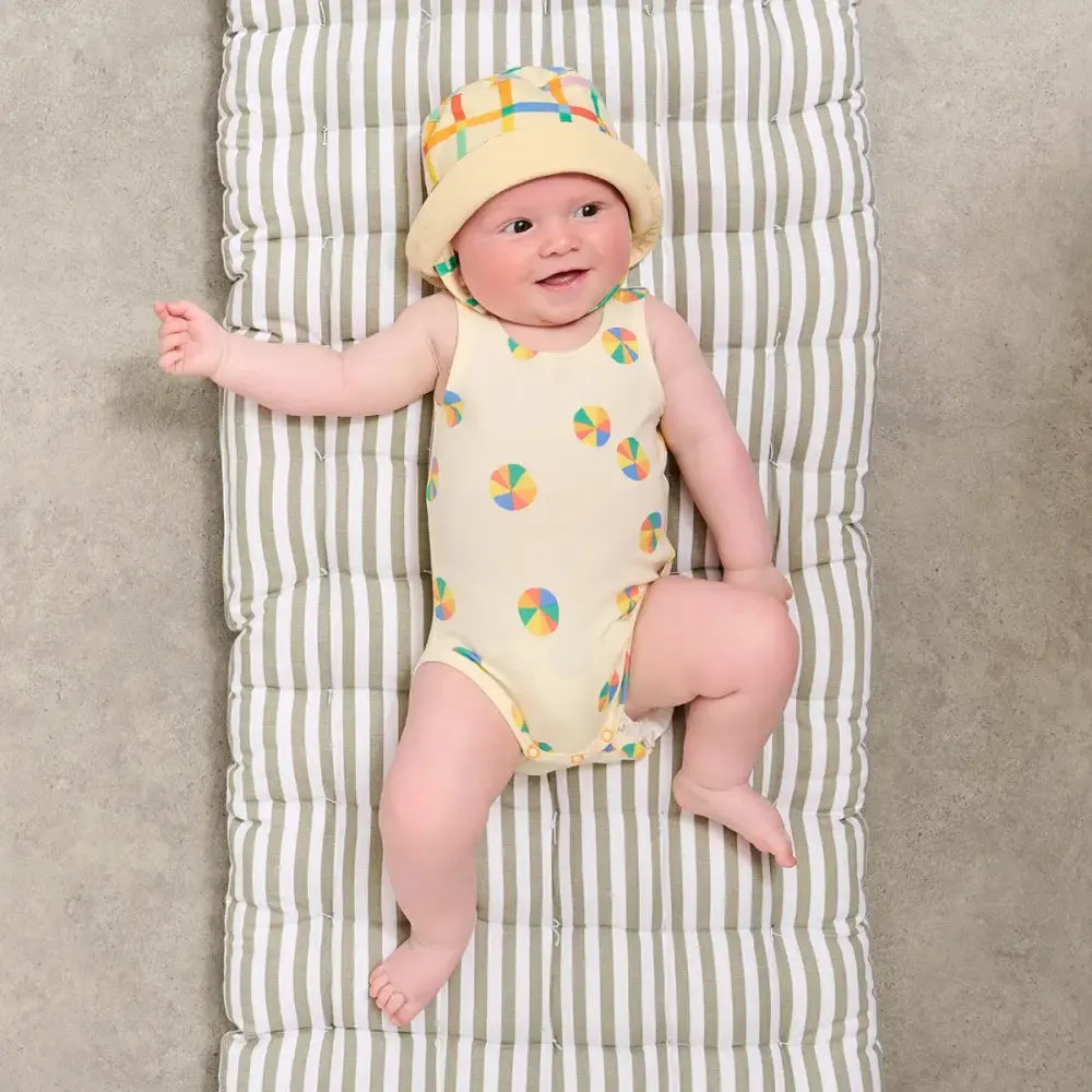 Carp - Rainbow Parasol Baby Vest Bodysuit