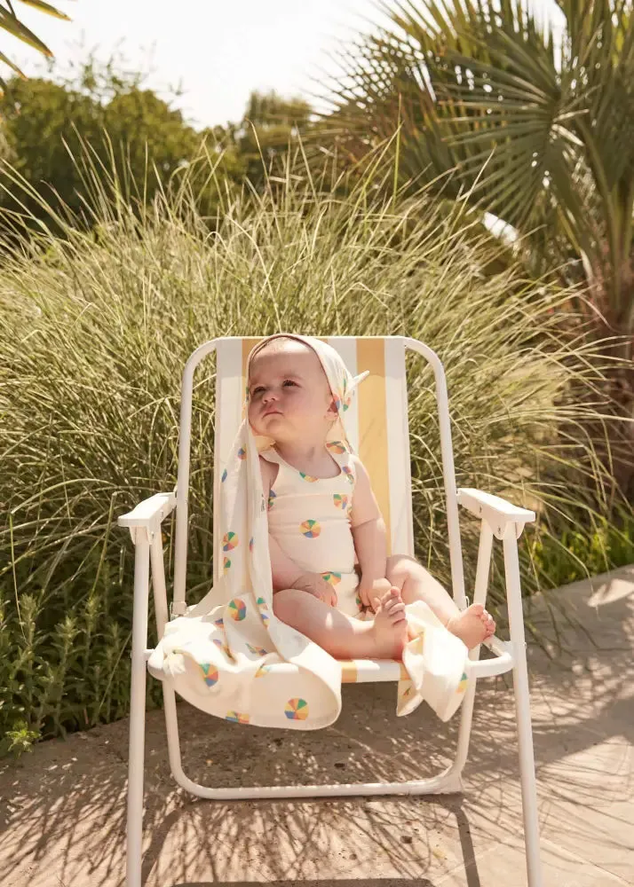 Carp - Rainbow Parasol Baby Vest Bodysuit