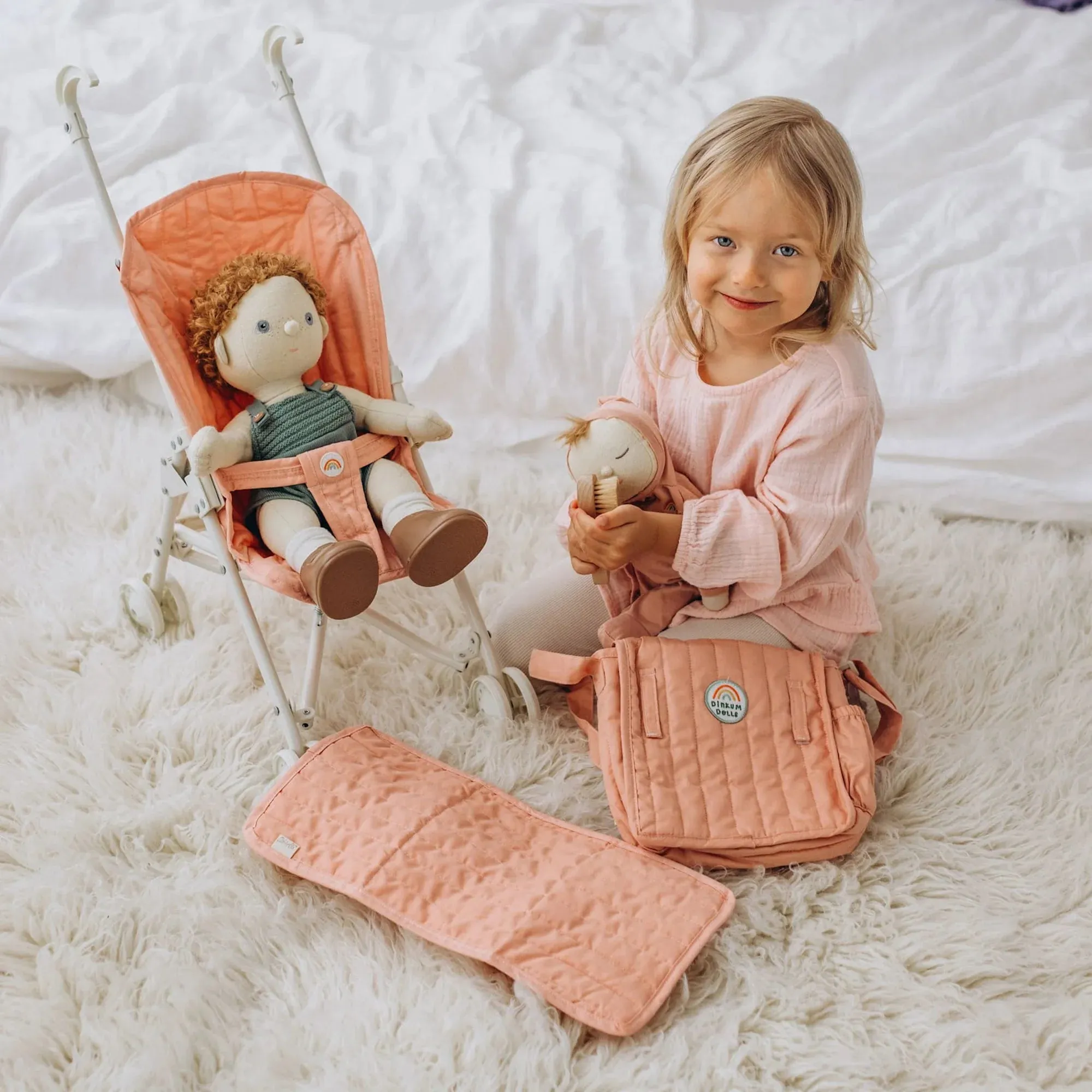 Carrie Convertible Changing Set | Rose