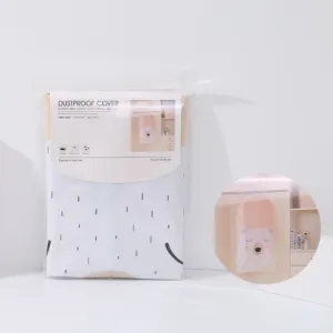 Cartoon Bear Clothes Dust Cover Storage Bag