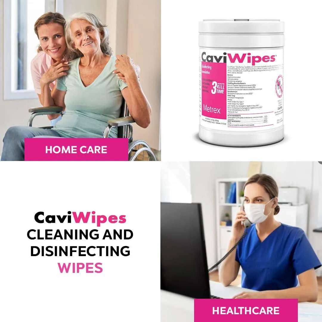 Caviwipes Disinfecting Towelettes, 160 Count