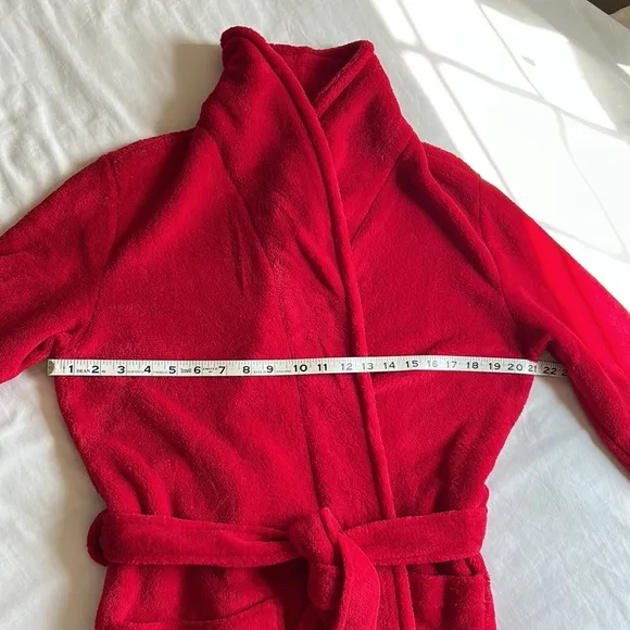 Charter Club Intimates Red Full Length Long Robe Size S Super soft and cozy!