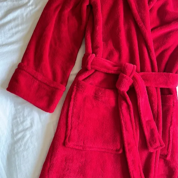 Charter Club Intimates Red Full Length Long Robe Size S Super soft and cozy!