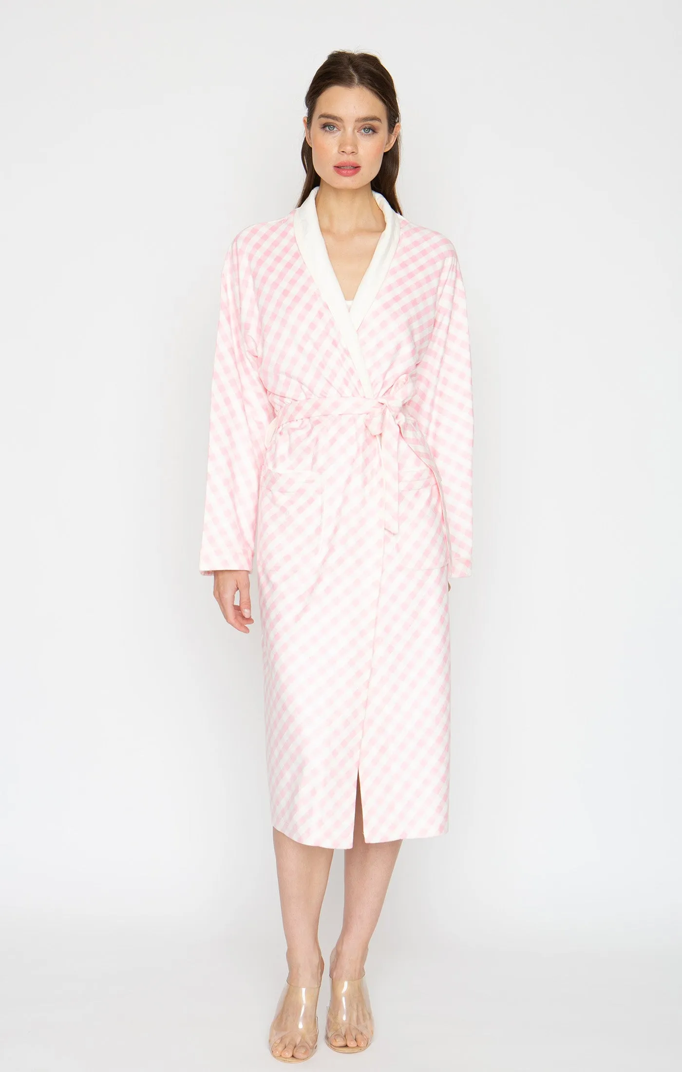 Checkmate Pink Long Robe