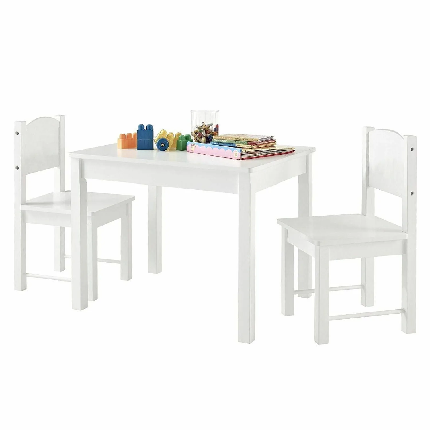 Children's | Kids  Wooden Table and Chairs | White or Grey | 3-8 Years
