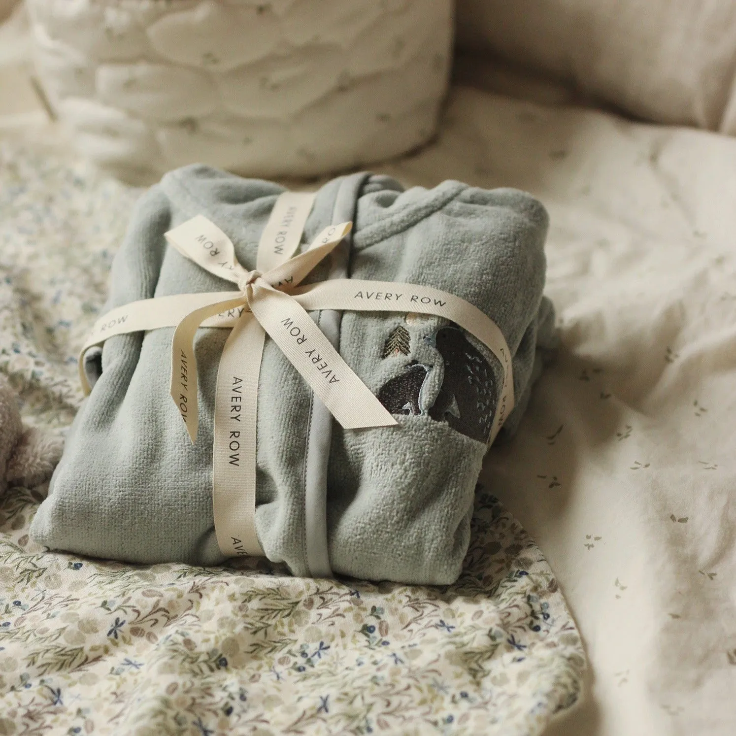 Children's Organic Cotton Towelling Robe (Bear)