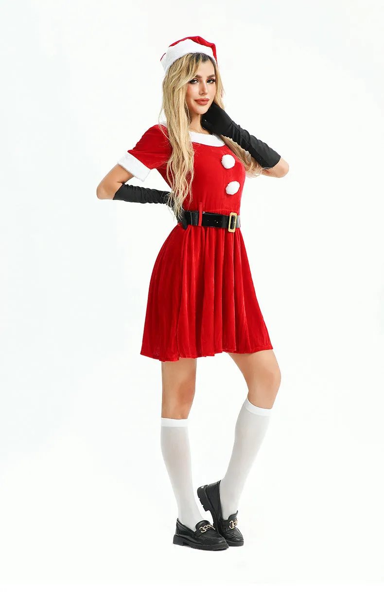 Christmas Cosplay Red Dress