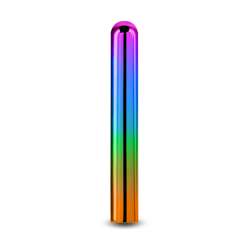Chroma Rainbow Large Slim Vibrator - Metallic Rainbow