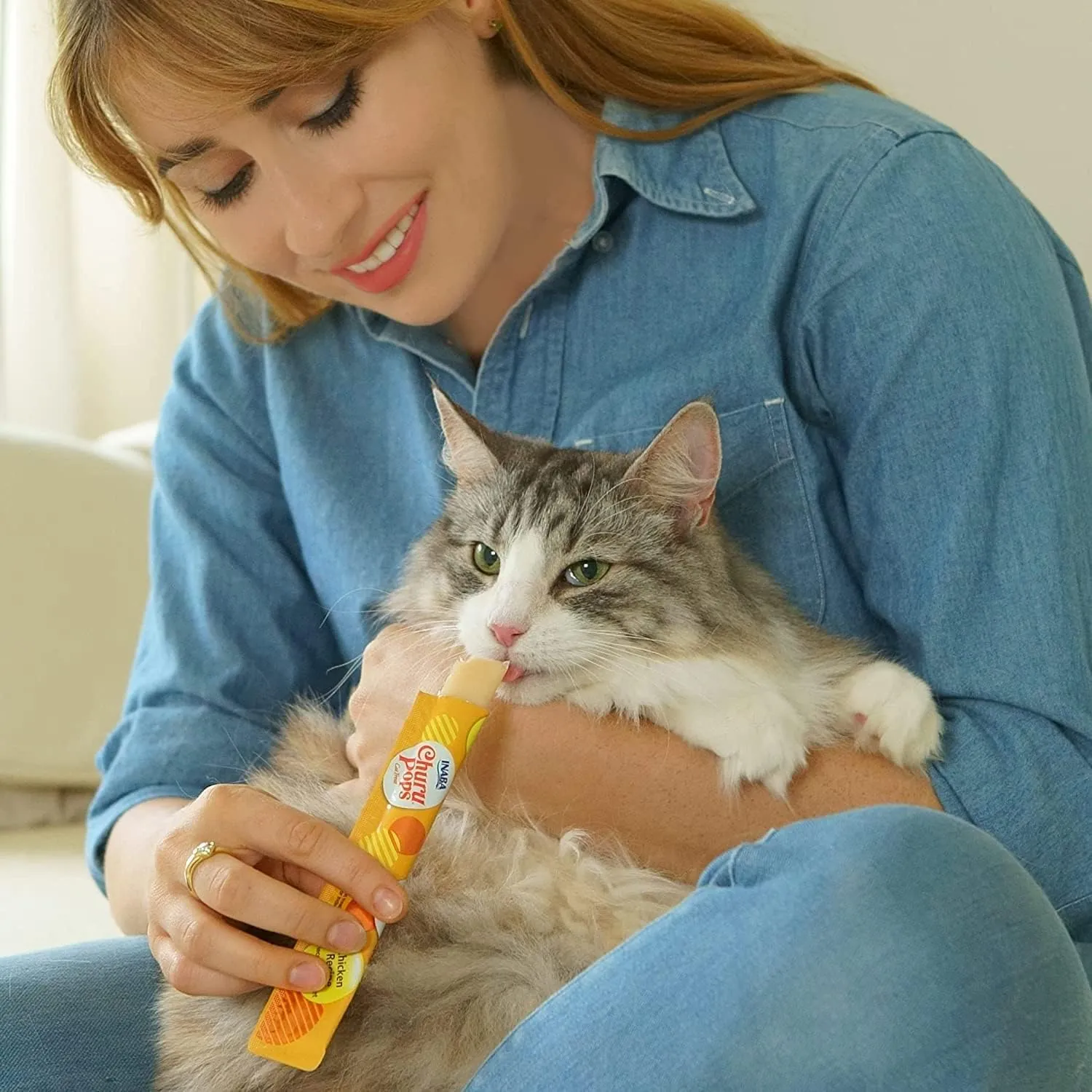 Churu Cat Treat Tube 1 Tube-Tuna : 0.5oz 4 Pack