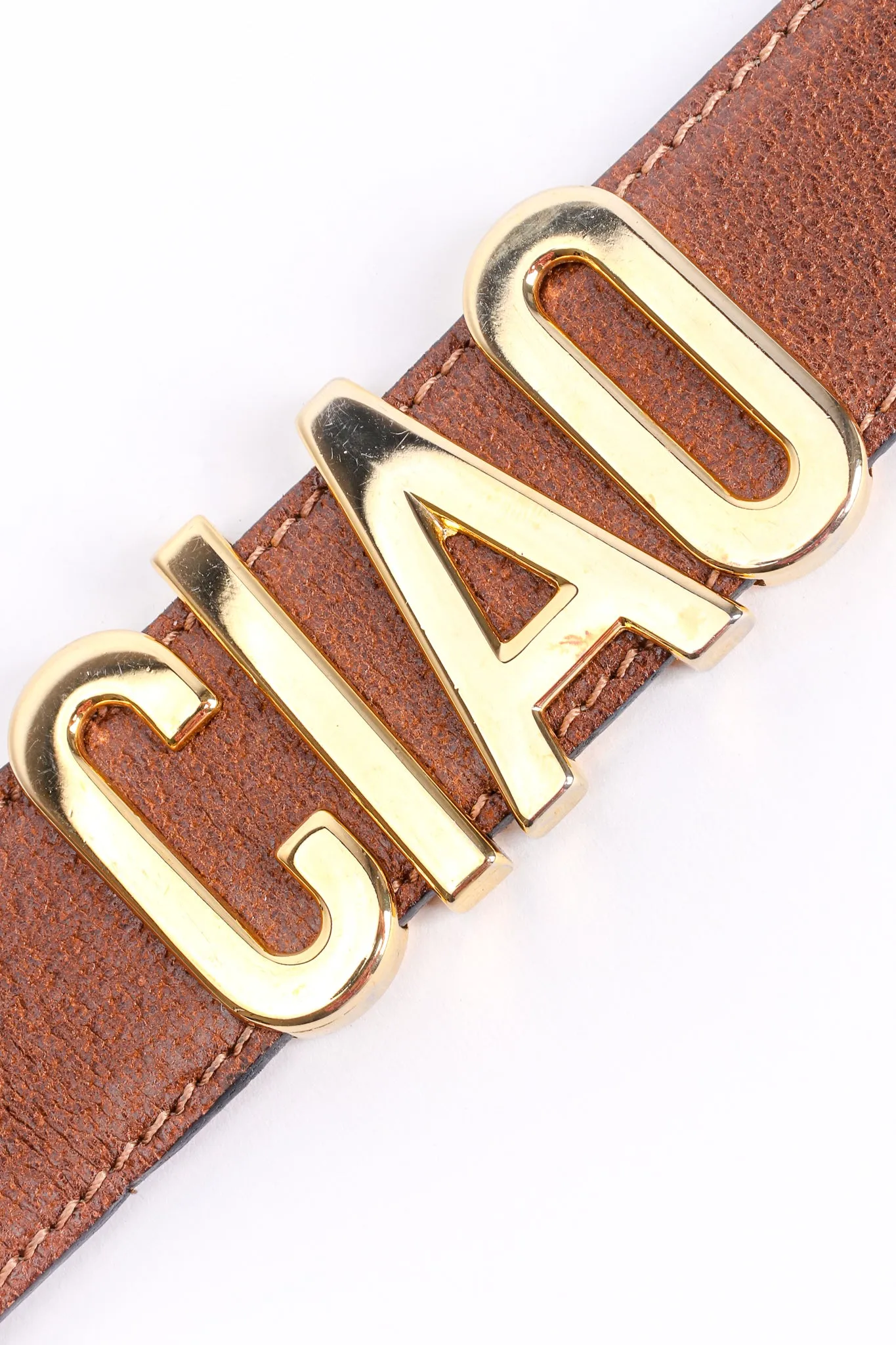 Ciao Ciao Ciao Leather Belt