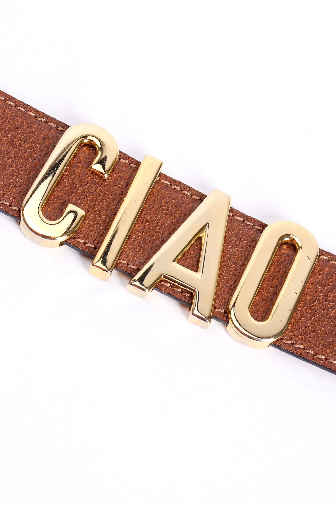 Ciao Ciao Ciao Leather Belt