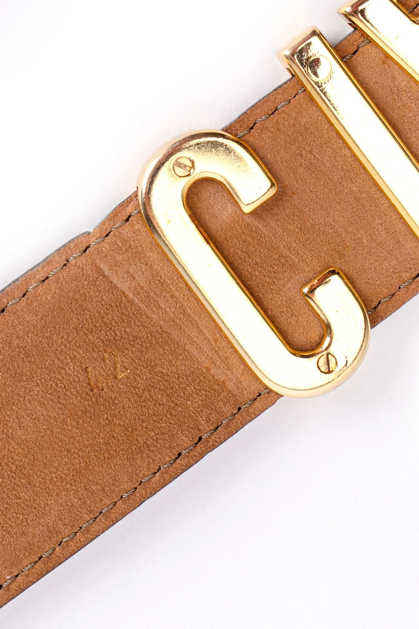 Ciao Ciao Ciao Leather Belt