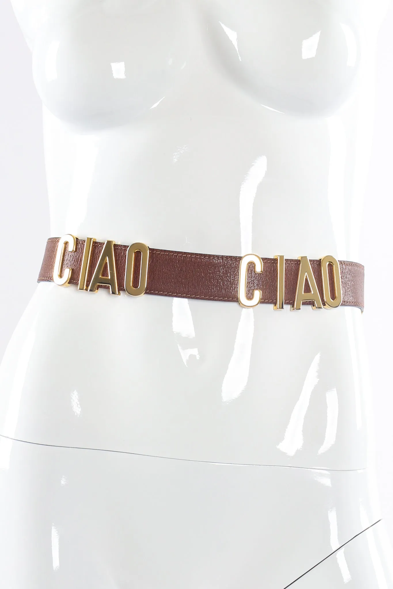 Ciao Ciao Ciao Leather Belt
