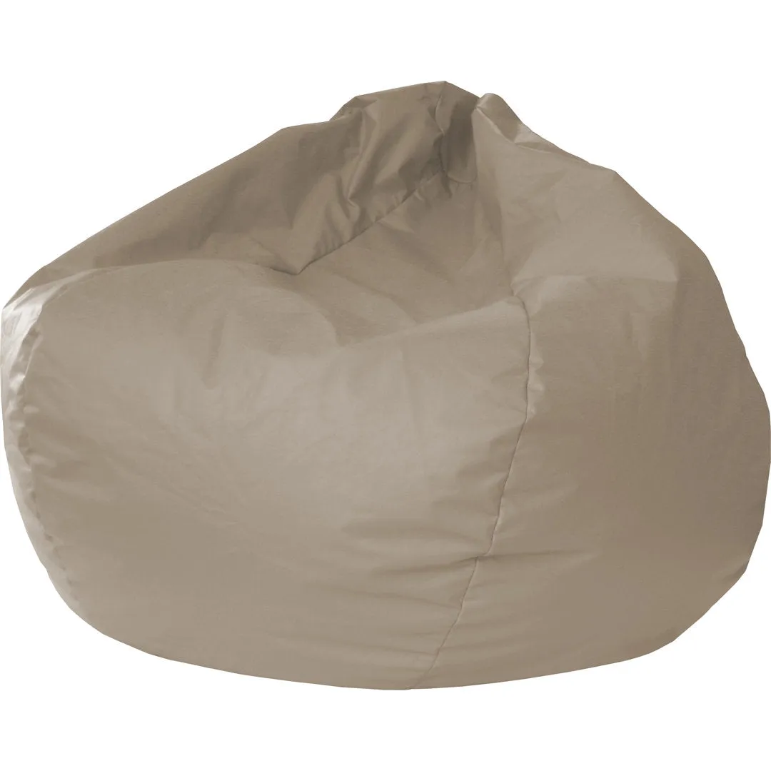 Classic Bean Bag Trule Size: Small Body Fabric: Cobblestone Leather Look Vinyl