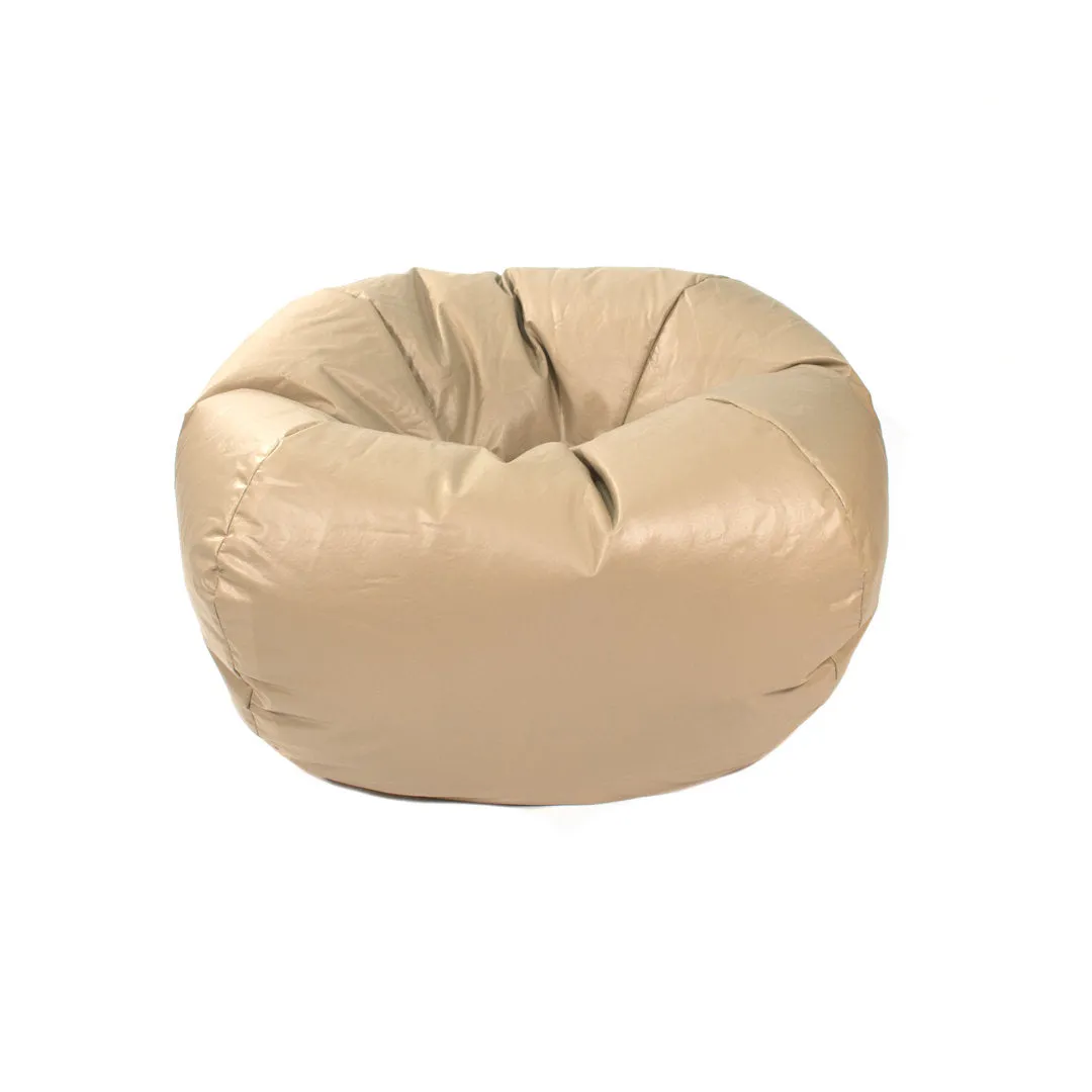 Classic Bean Bag Trule Size: Small Body Fabric: Cobblestone Leather Look Vinyl