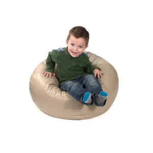 Classic Bean Bag Trule Size: Small Body Fabric: Cobblestone Leather Look Vinyl