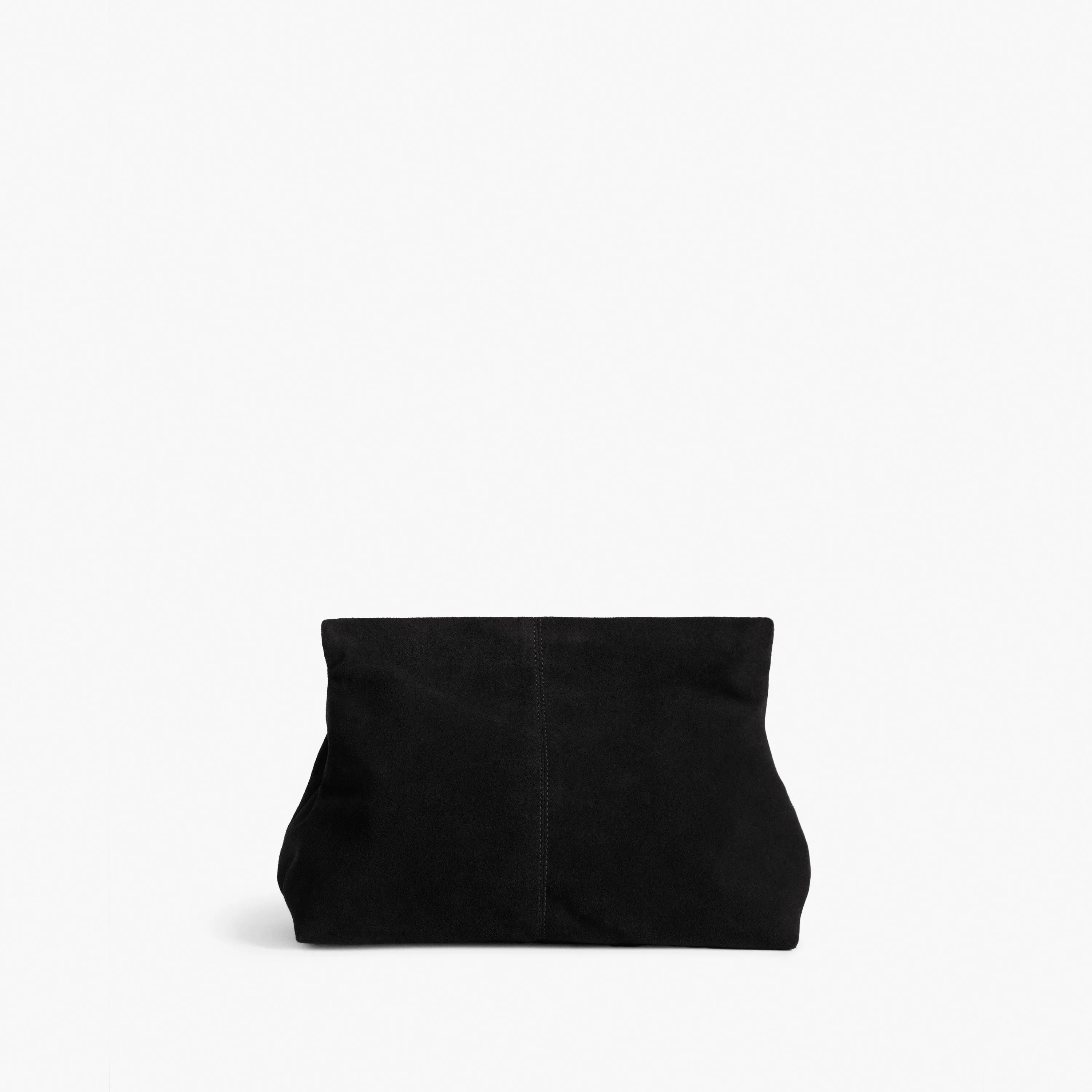 Clay Clutch Suede Black