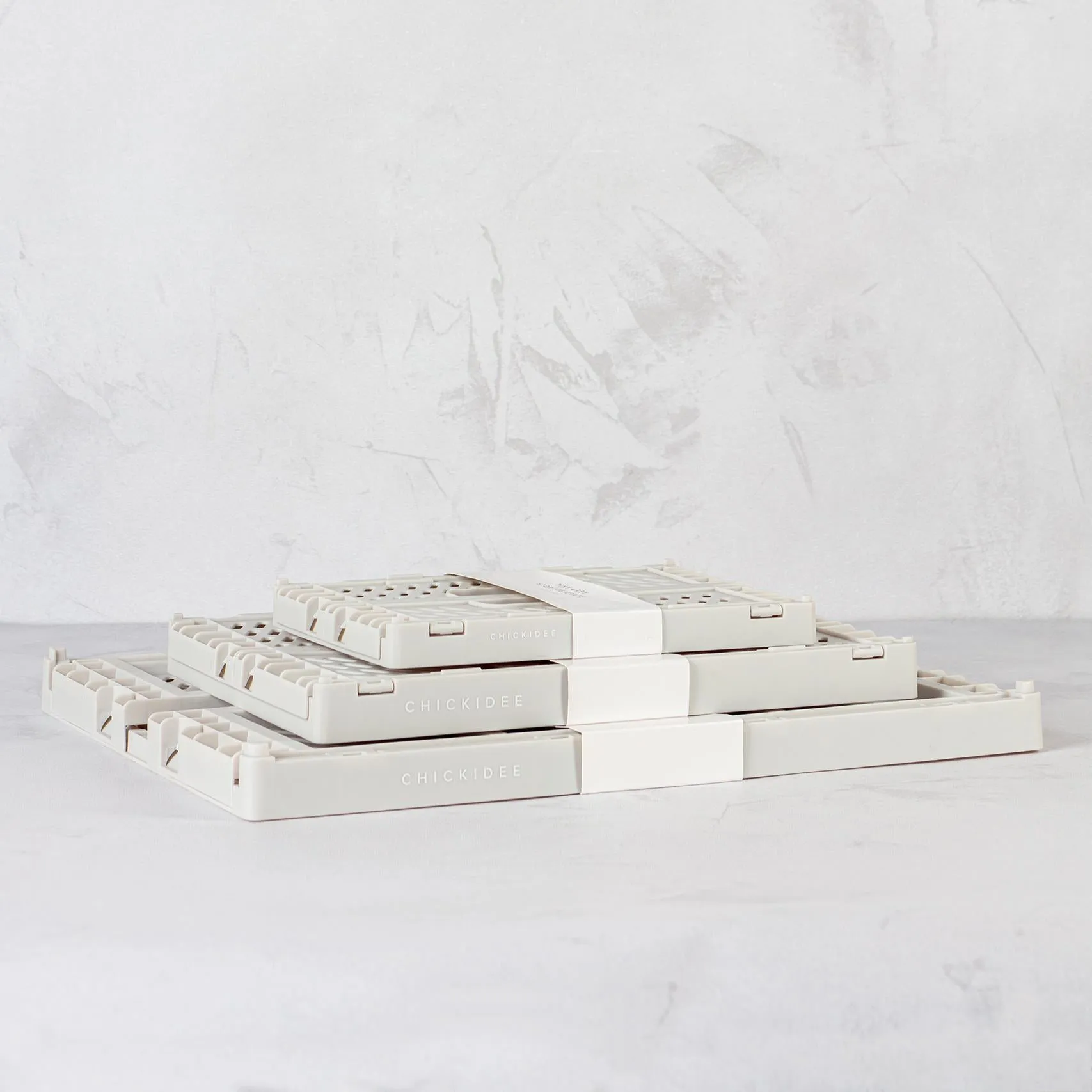 Clay Tiny Folding Storage Crate