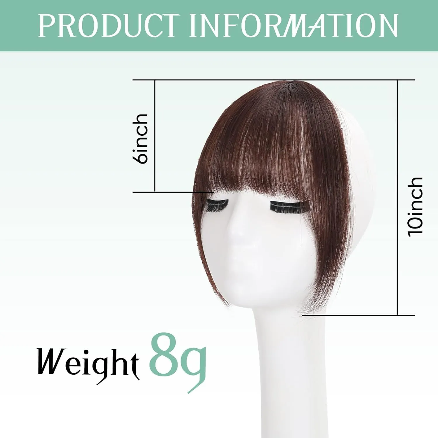 Clip in Bangs-100% human hair Bangs Hair Clipr