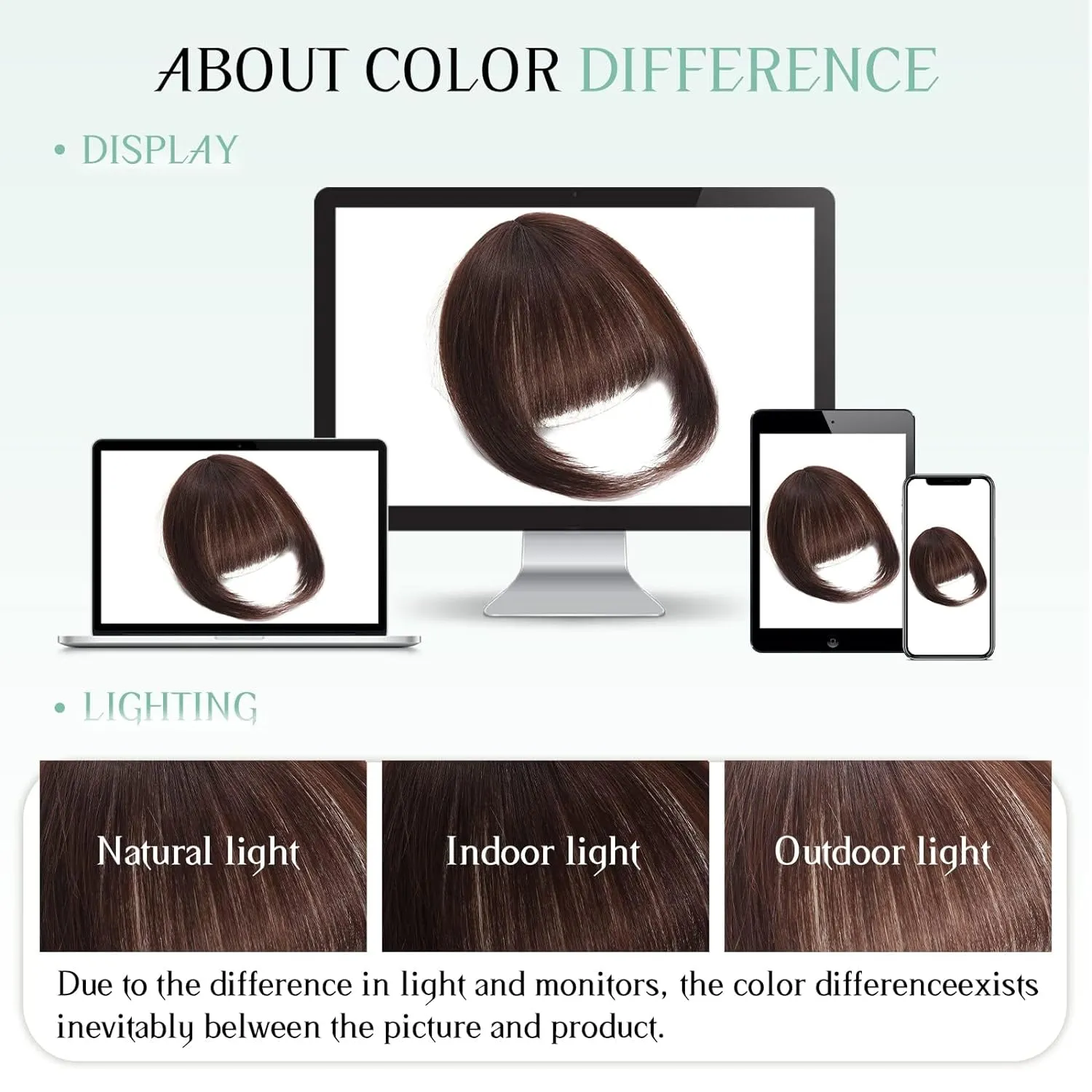 Clip in Bangs-100% human hair Bangs Hair Clipr
