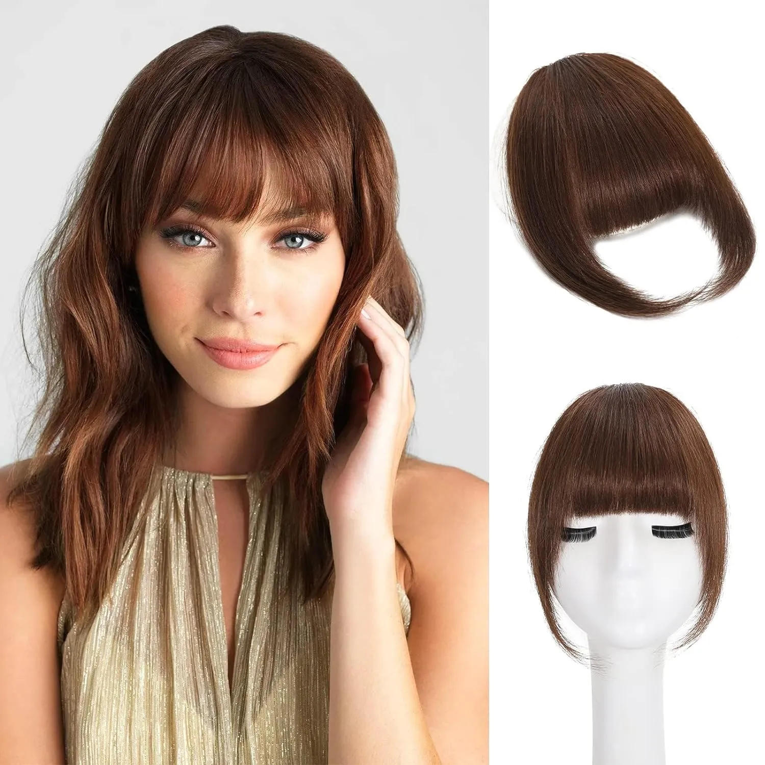 Clip in Bangs-100% human hair Bangs Hair Clipr