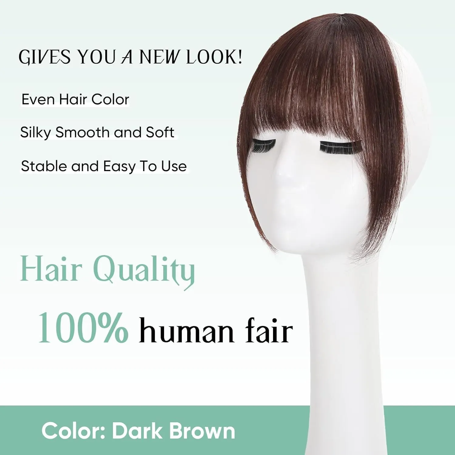 Clip in Bangs-100% human hair Bangs Hair Clipr