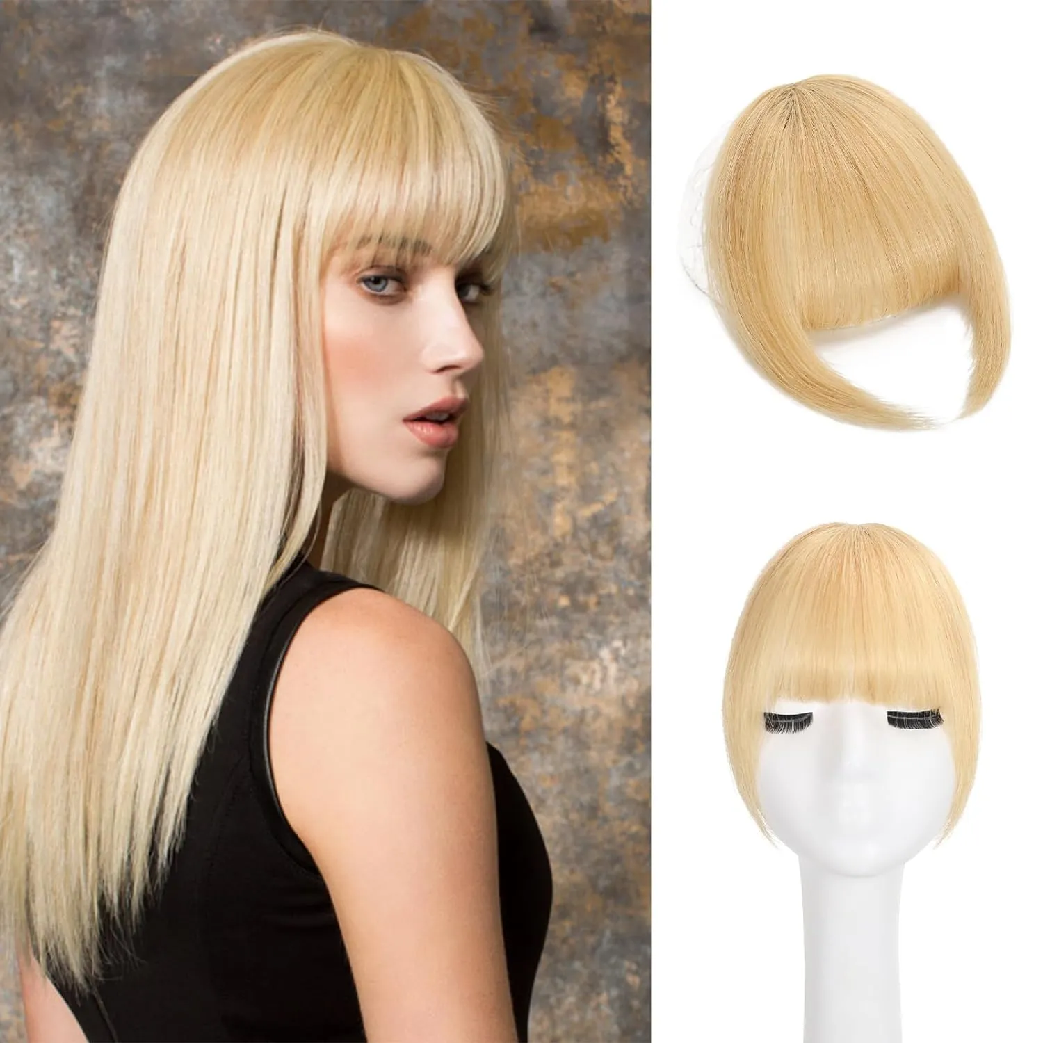 Clip in Bangs-100% human hair Bangs Hair Clipr