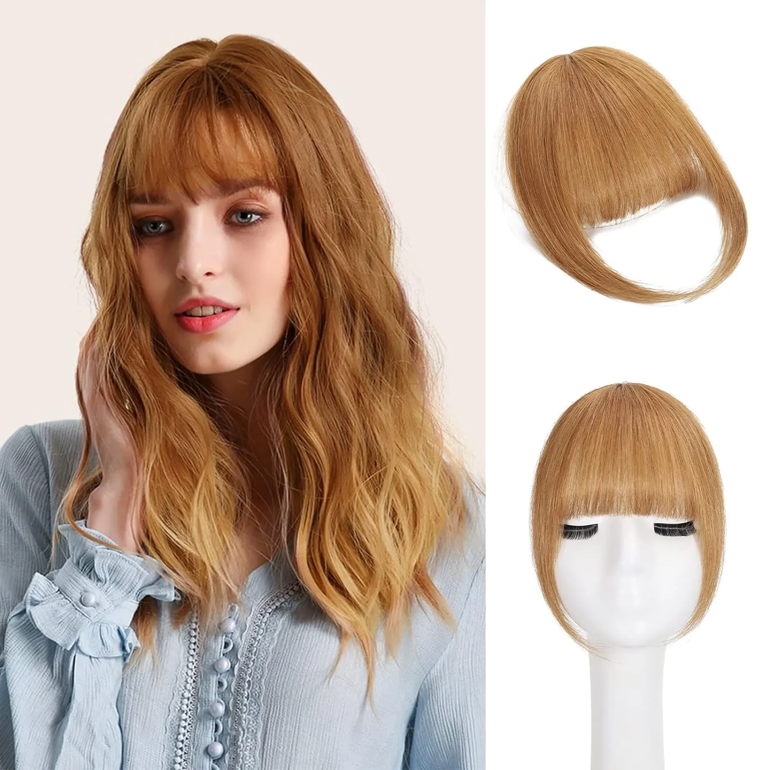 Clip in Bangs-100% human hair Bangs Hair Clipr