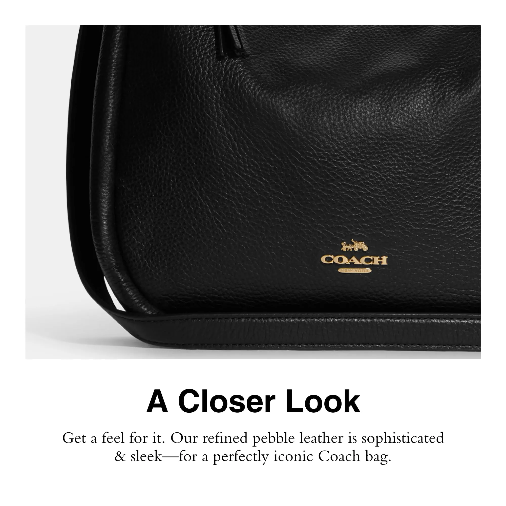 COACH Jules Hobo Shoulder Bag, Black