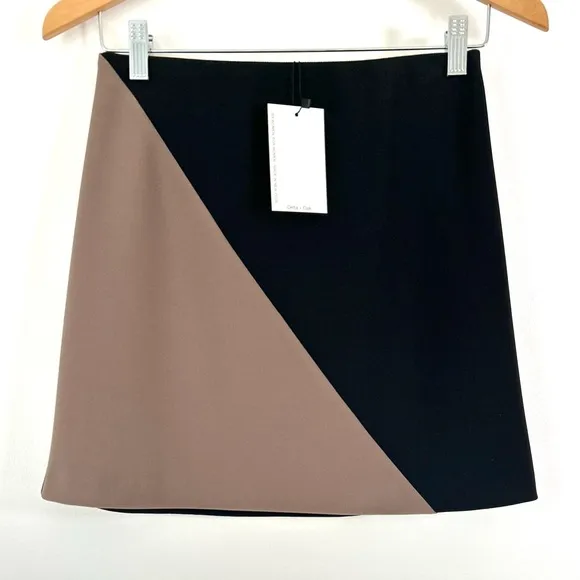 Color block Mini Skirt
