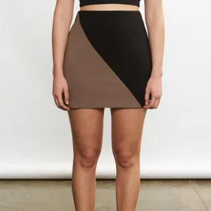 Color block Mini Skirt