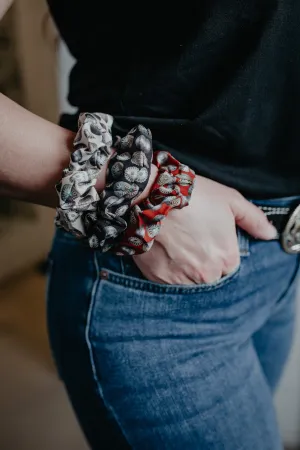 Concho Print Scrunchies (Pack of 3)