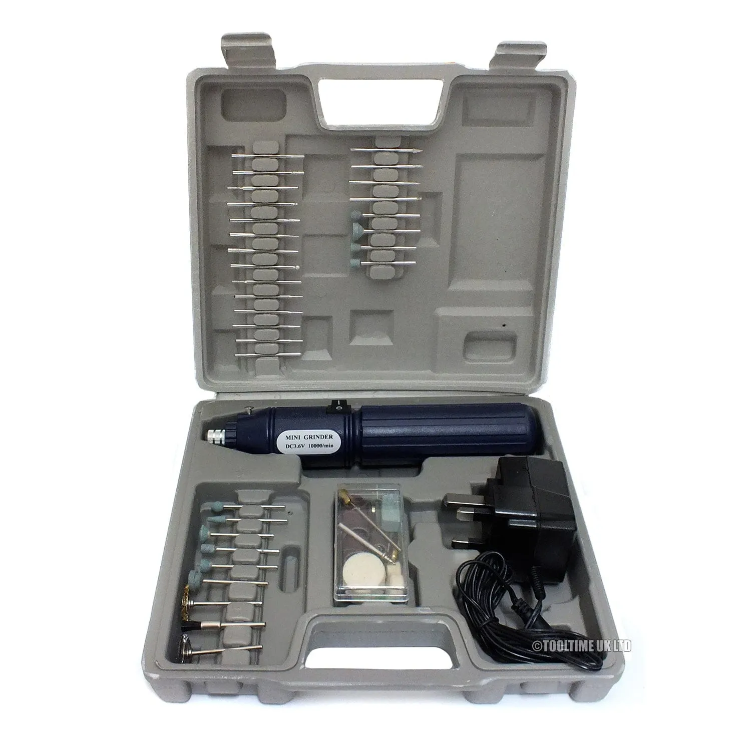 Cordless Mini Rotary Tool Hobby Rechargeable Drill  100 Accessories   Case Voche