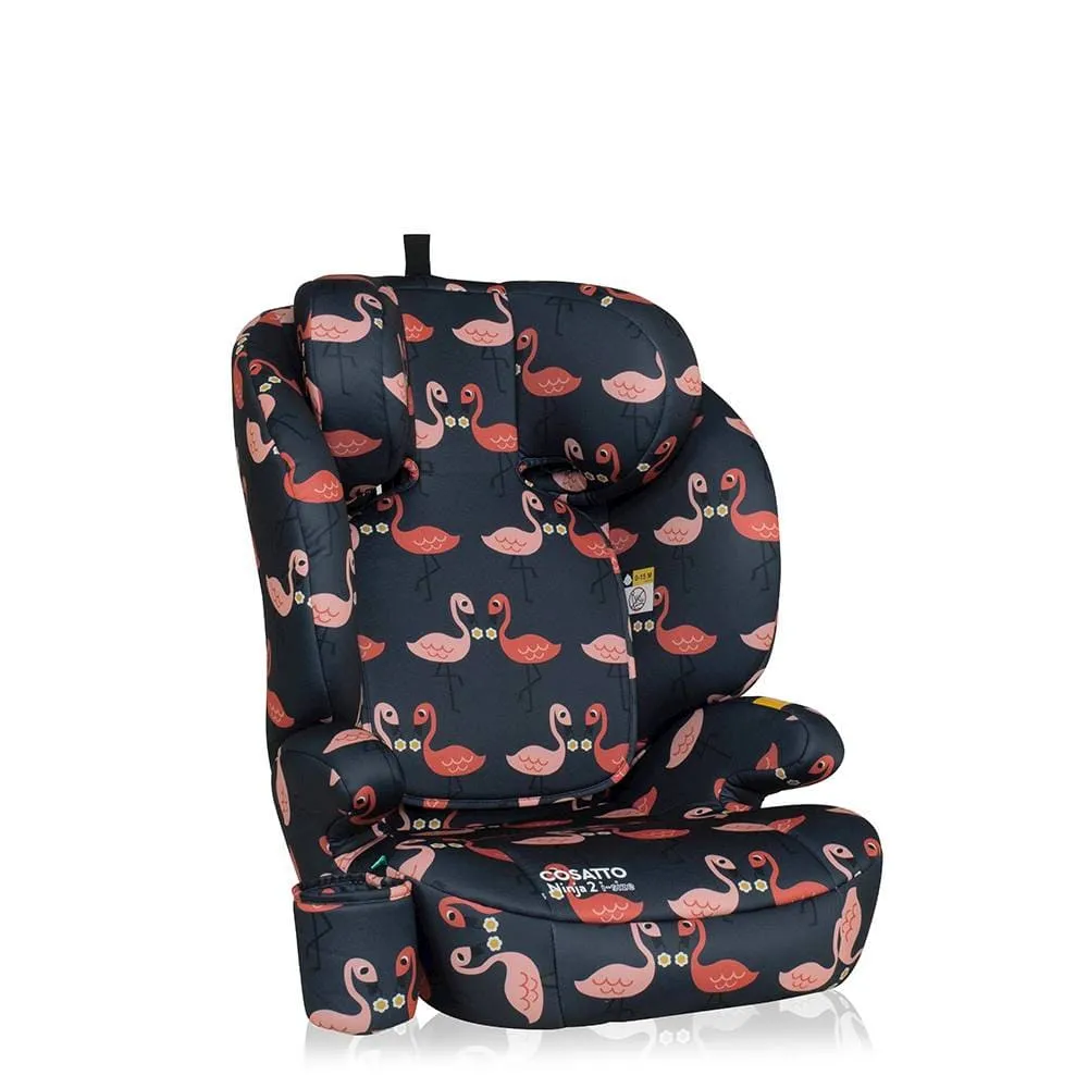 Cosatto Ninja 2 i-Size Group 2,3 Car Seat in Pretty Flamingo