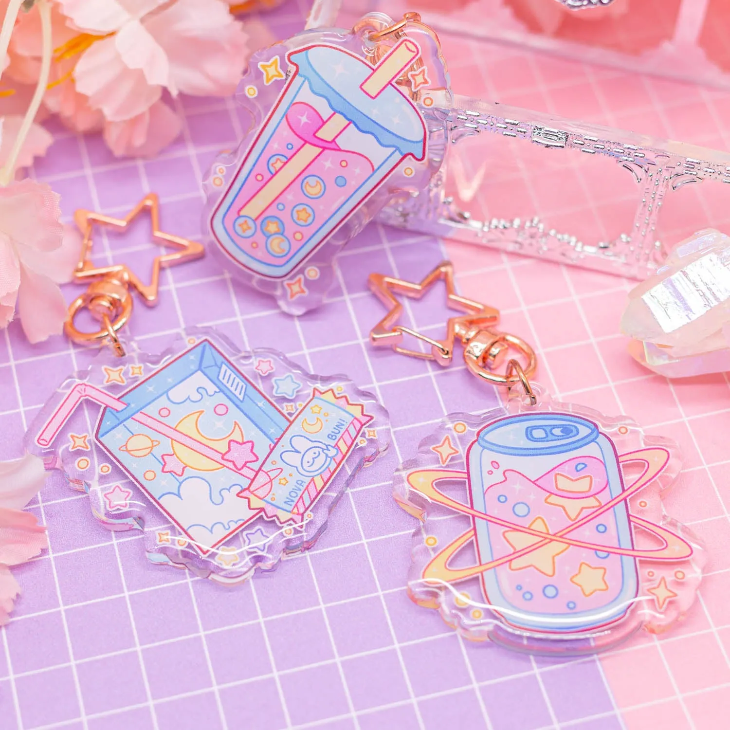 Cosmic Snacks - Cosmic Soda acrylic charm / keychain