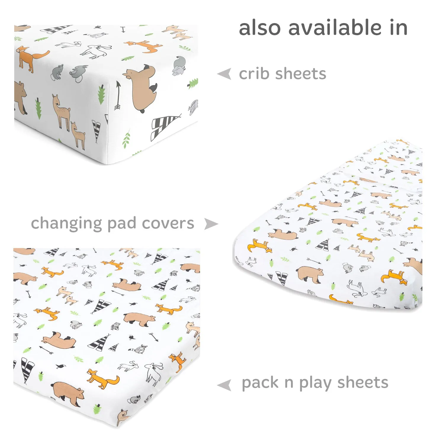 Cotton Jersey Bassinet Fitted Sheets – Woodlands