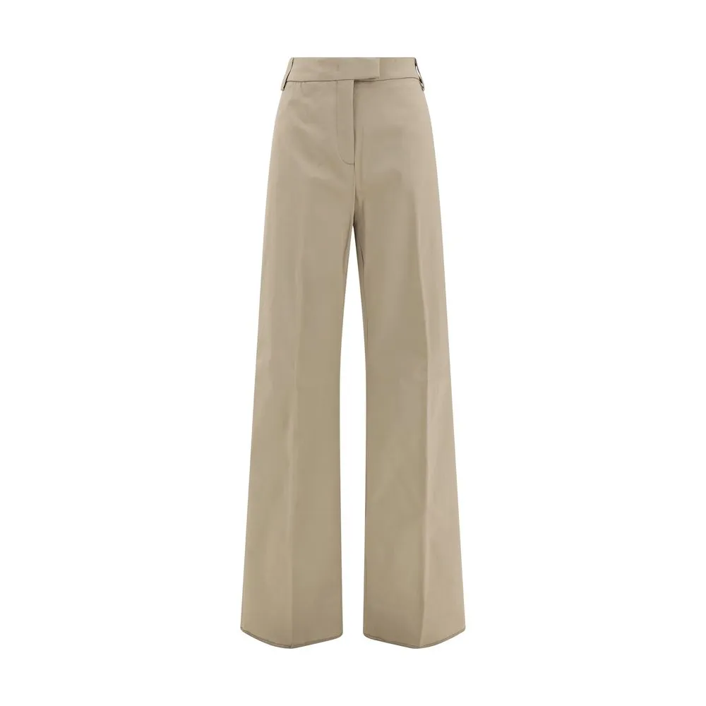 Cotton Wide Leg Pants