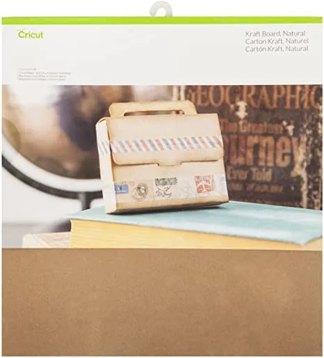 Cricut Kraft Board 12"X12" 20 Sheets Natural