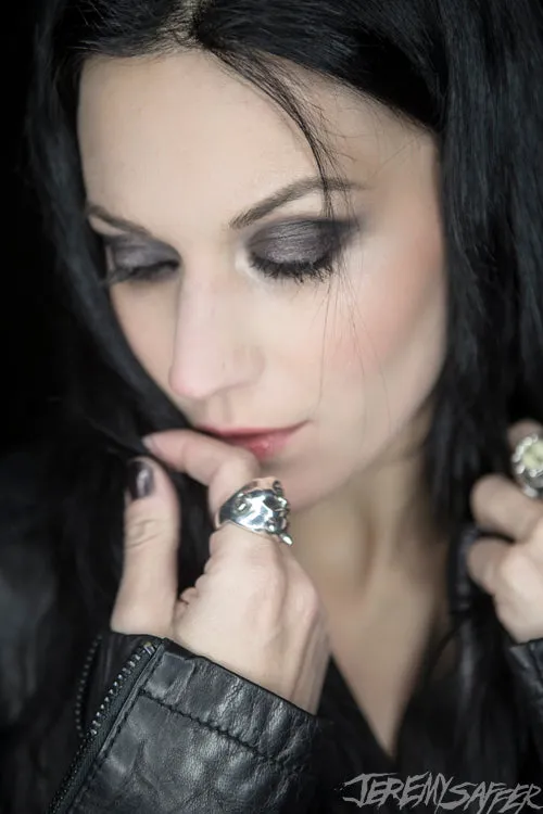 Cristina Scabbia - Soft - Signed Limited Edition Metallic Mini Print