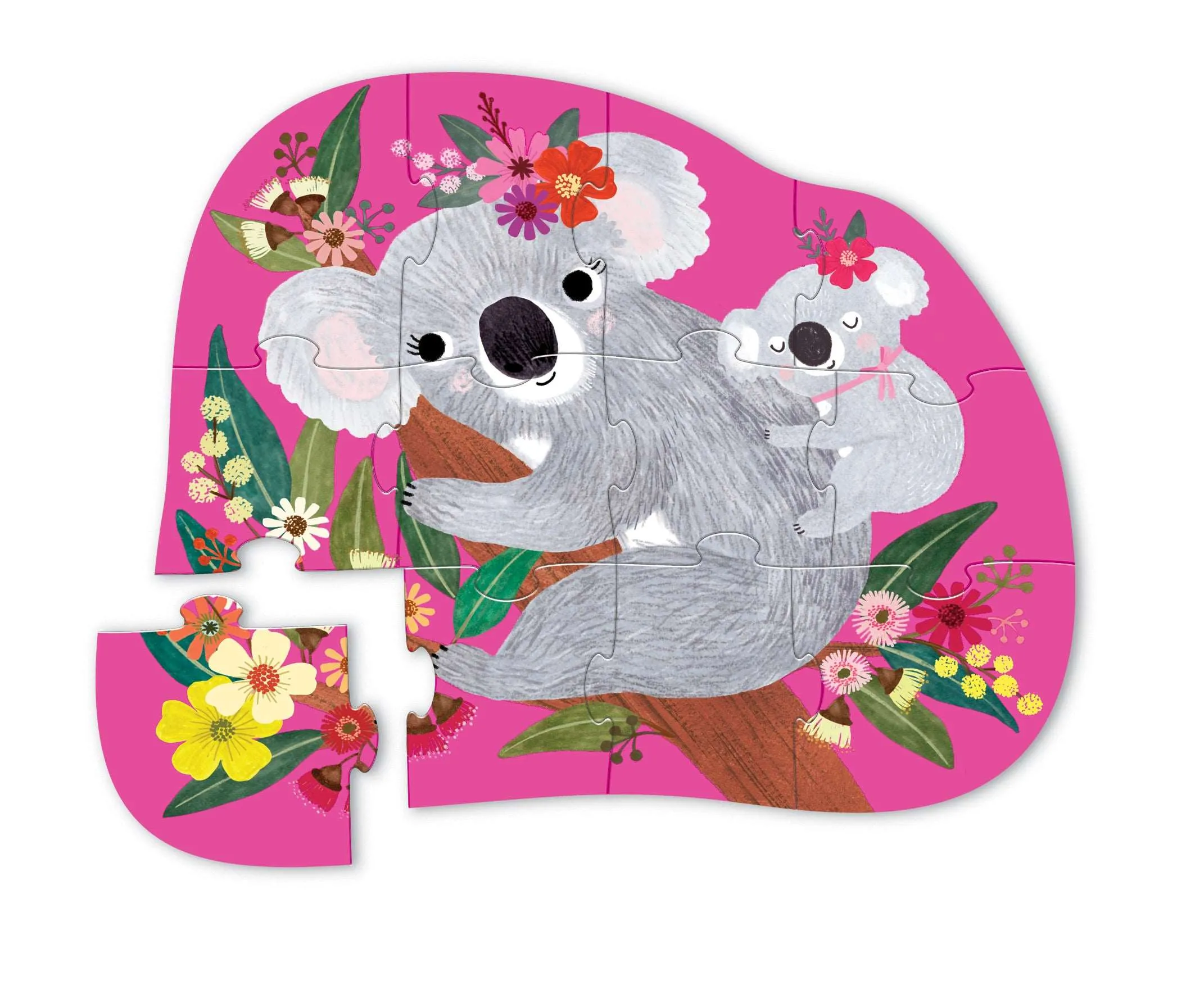 Crocodile Creek 12pc Mini Puzzle Koala Cuddle