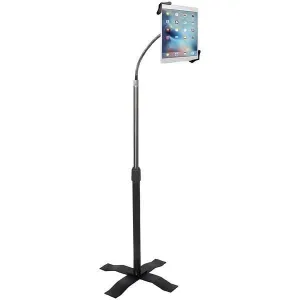 CTA Digital PAD-AFS Height-Adjustable Gooseneck Floor Stand for 7-In. to 13-In.