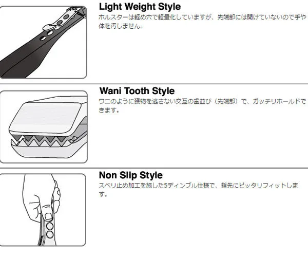Daiichiseiko WANI GRIP MC & HOLSTER Fishing Grip