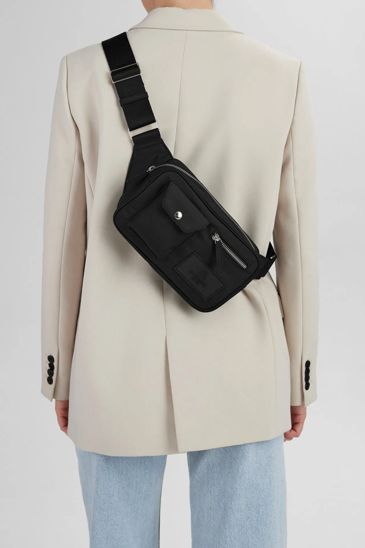 DarlaMBG Bum Bag, Monochrome, Gold