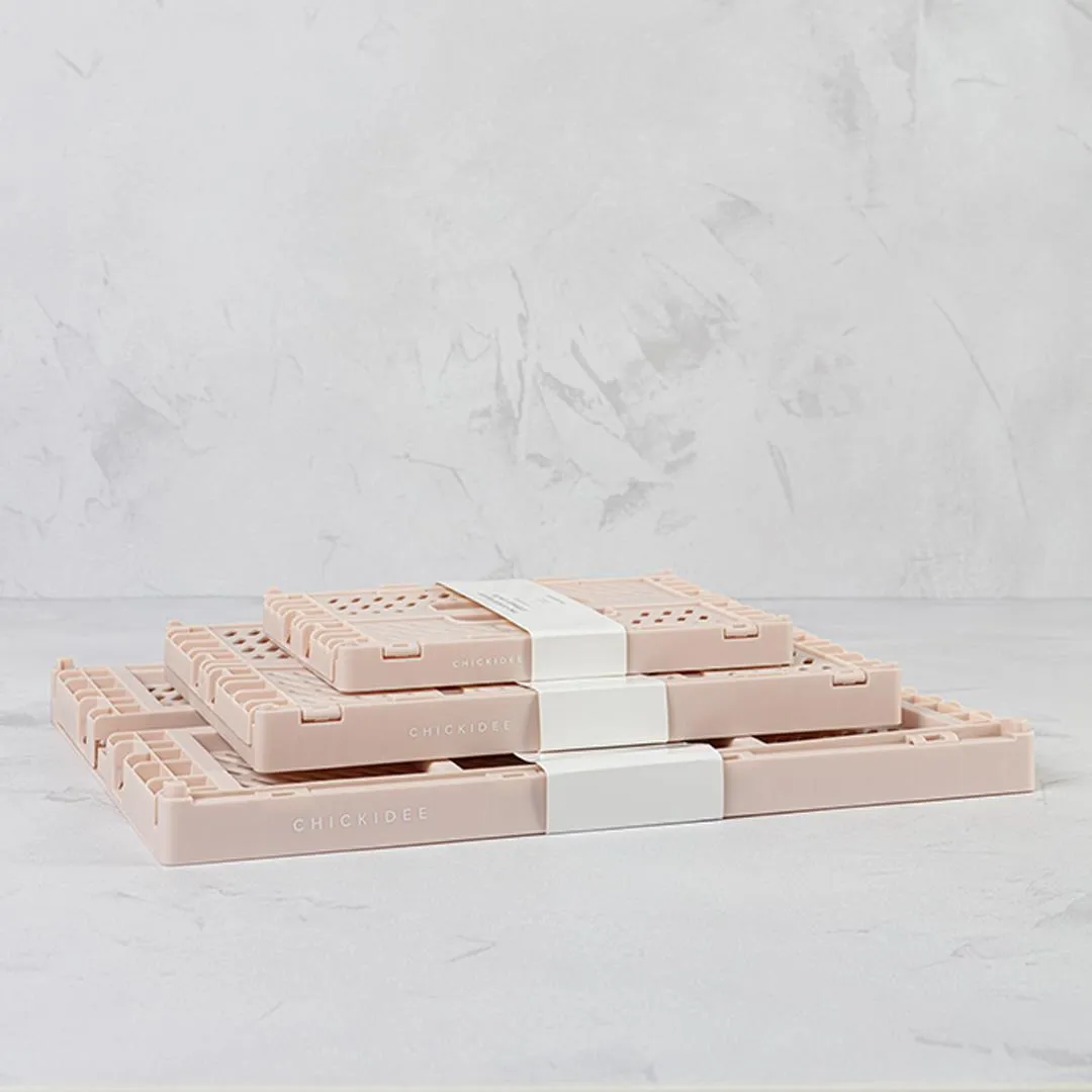 Desert Blush Tiny Folding Storage Crate