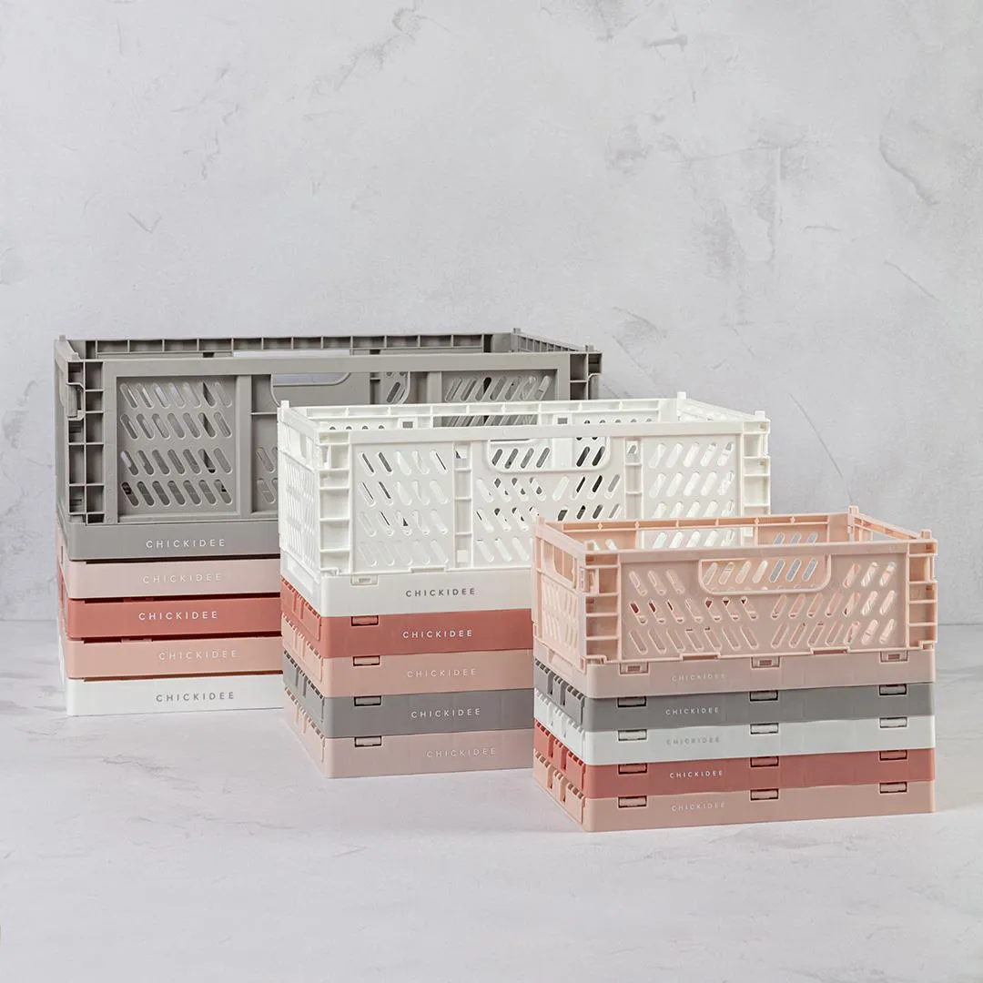 Desert Blush Tiny Folding Storage Crate