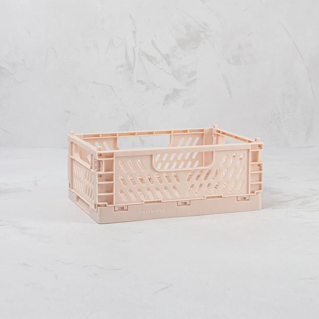 Desert Blush Tiny Folding Storage Crate