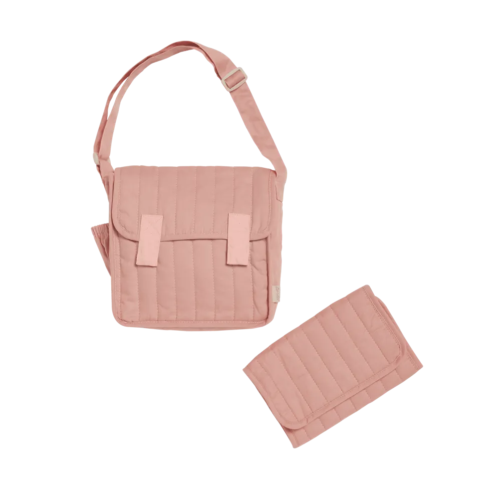 DINKUM DOLLS CARRIE CONVERTIBLE CHANGING SET ROSE