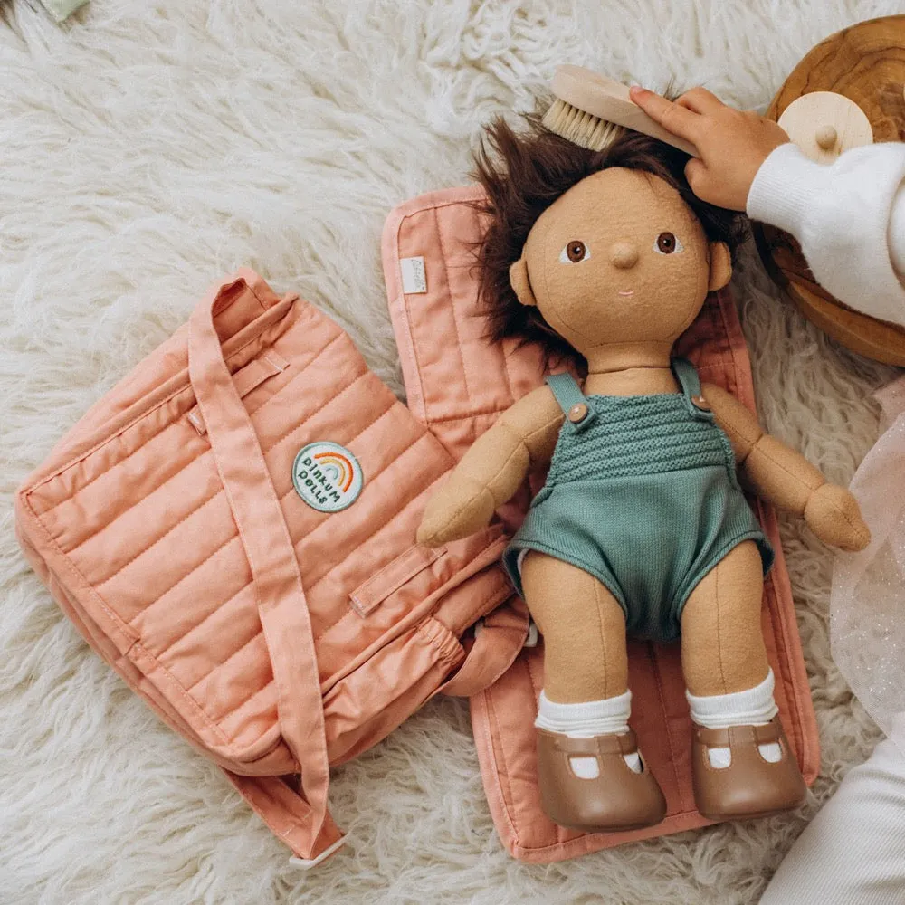 DINKUM DOLLS CARRIE CONVERTIBLE CHANGING SET ROSE