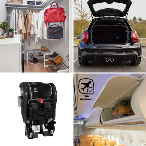 Diono - Convertible Car Seat Radian 3QXT SafePlus Latch - Black Jet