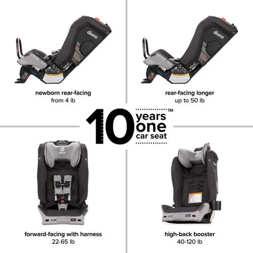 Diono - Convertible Car Seat Radian 3RXT SafePlus Latch - Gray Slate